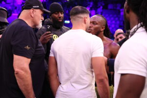 Tommy Fury facing off with KSI