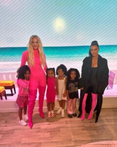 Kim and Khloe Kardashian take the Kar-Jenner Grandchildren for a Barbie experience