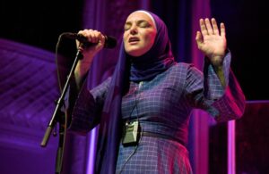 Sinead O'Connor performs live.