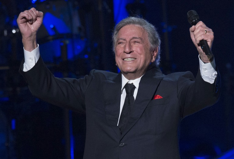 Tony Bennett, seen here performing at the Library of Congress in 2014, bridged generations with his cheery brand of classic American crooning