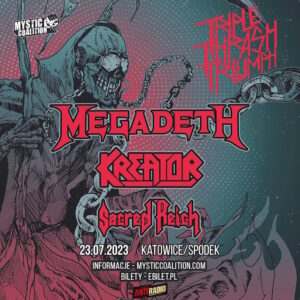 Watch: MEGADETH Kicks Off Summer 2023 European Tour In Katowice, Poland