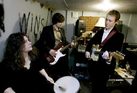 Mimi Parker, Matt Livingston and Alan Sparhawk of Low, pictured in 2007.