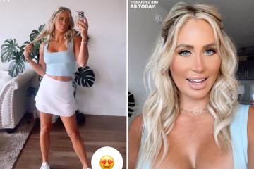 Paige Spiranac rival leaves little to imagination as she goes braless