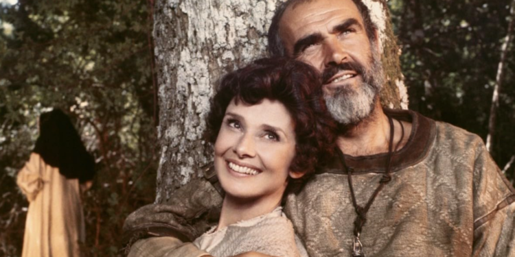 Audrey Hepburn and Sean Connery in Robin and Marian (1976)