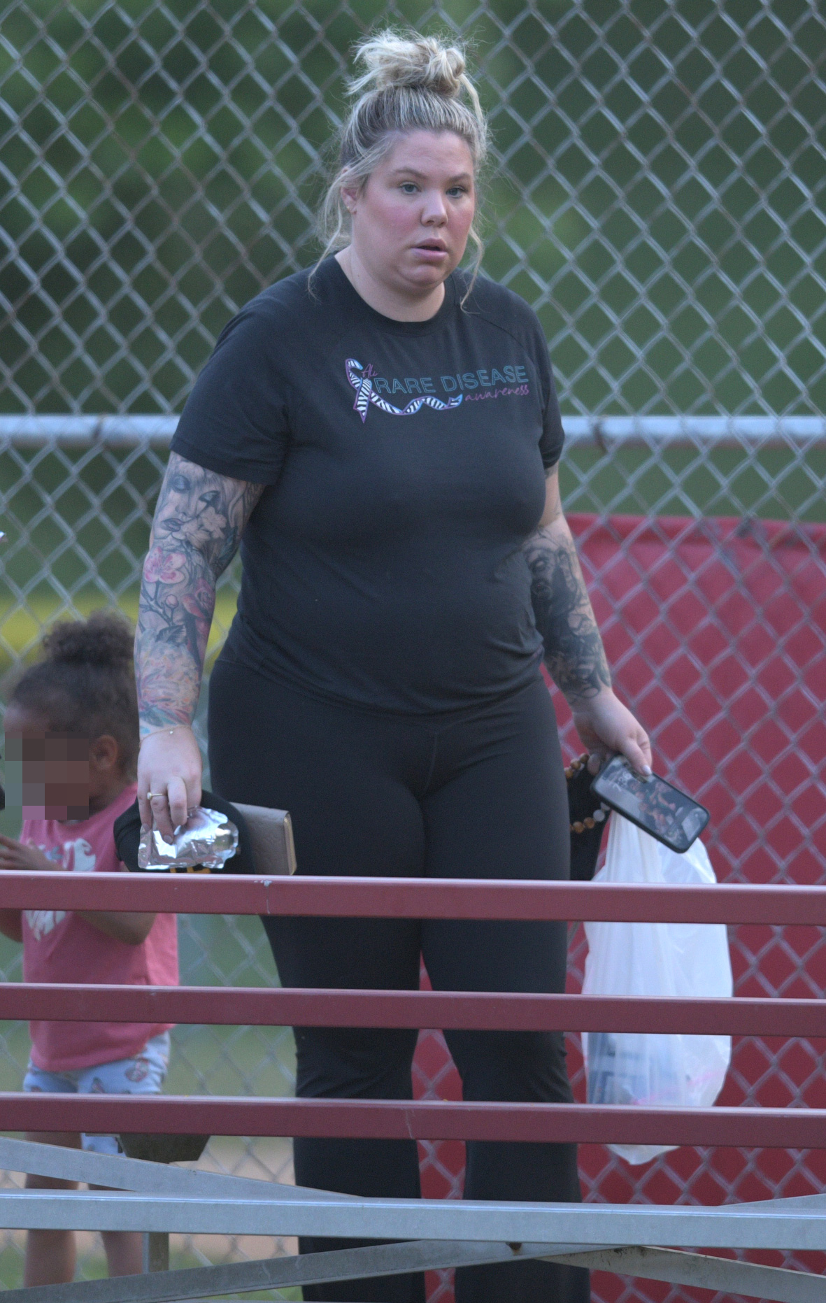 Kailyn Lowry was spotted with a baby bump at son Lux’s baseball game
