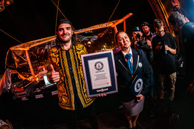 Reinier Zonneveld Breaks Guinness World Record for Longest Electronic Music Live Set