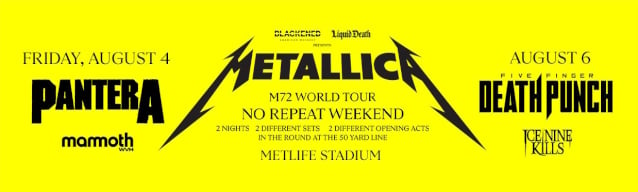 Watch: METALLICA Performs 'Shadows Follow' Live For First Time At 'M72' North American Tour Kick-Off