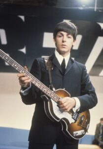 Paul McCartney in the early years of the Beatles