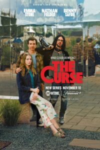 Key art for the Emma Stone and Nathan Fielder Showtime series The Curse.