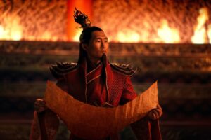 Daniel Dae Kim as Fire Lord Ozai first look photo from Netflix live action avatar the last airbender series
