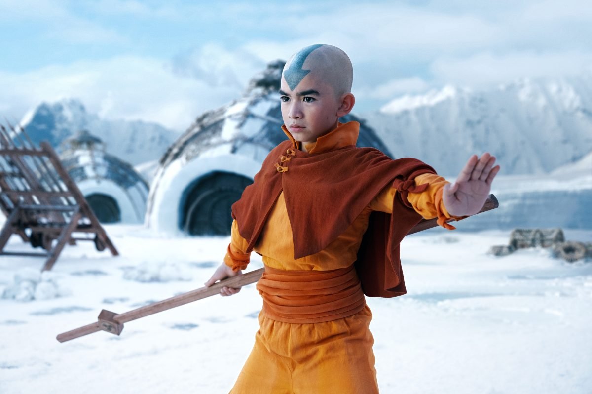Avatar the Last Airbender live action Netflix series first look photo of Aang