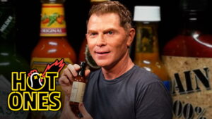 Bobby Flay Throws Down Against Spicy Wings