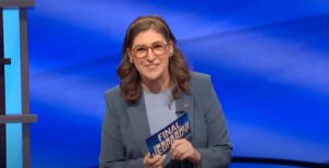 Jeopardy co-host Mayim Bialik reappeared on the official Jeopardy Instagram account
