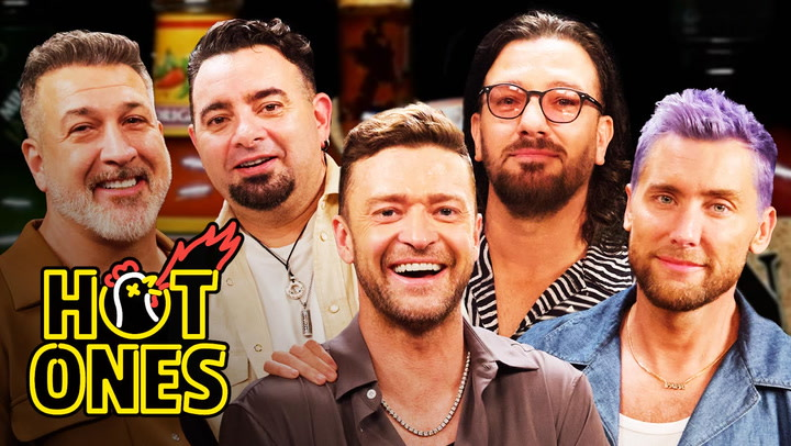 *NSYNC Breaks Another Record While Eating Spicy Wings