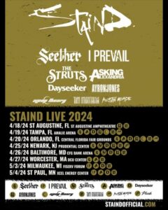 STAIND Announces Spring 2024 U.S. Tour