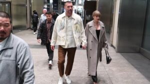 Taylor Swift and Travis Kelce Hold Hands Going into Nobu after SNL