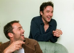 John Cusack and Jeremy Piven in 2001