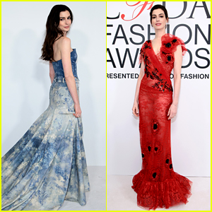 Anne Hathaway Rocks Two Unique Looks During Last-Minute Hosting Gig for CFDA Fashion Awards 2023
