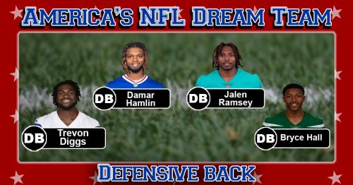 NFL dream team graphic