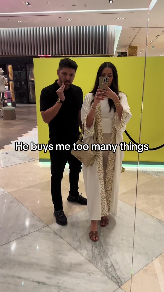 She also explained that her man buys her TOO much stuff