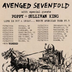 AVENGED SEVENFOLD Announces March 2024 North American Tour