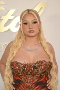 Alabama Barker also faced criticism on social media over her heavy makeup looks back in May. (Photo by Lester Cohen/Getty Images for Capitol Music Group)