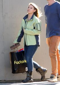 Bindi Irwin out and about in Byron Bay Australia on 27th July 2014