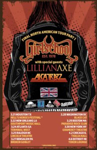 GIRLSCHOOL To Embark On 'Final Full Tour' Of U.S. In March 2024