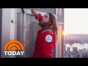 Jared Leto climbs Empire State Building to tout group's tour