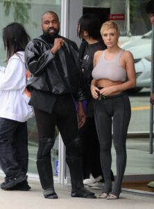 Kanye West And 'Wife' Bianca Censori Step Out In Bizarre Outfits For Sunday Service