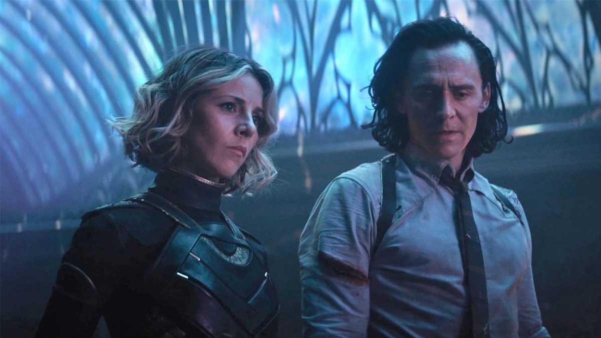 Loki and Sylvie face He Who Remains at the end of Loki season one.