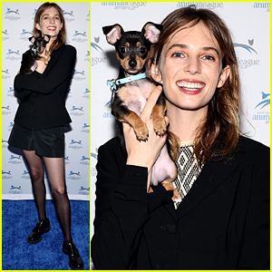 Maya Hawke Poses With Puppies at North Shore Animal League America's 2023 Celebration Of Rescue