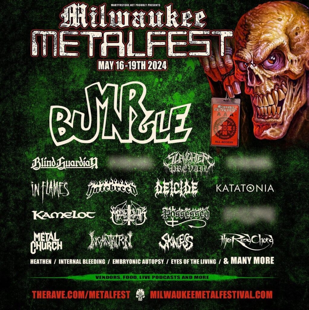 Milwaukee Metal Fest 2024 poster