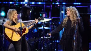 Olivia Rodrigo Stevie Nicks Join Sheryl Crow at Rock and Roll Hall of Fame: Watch