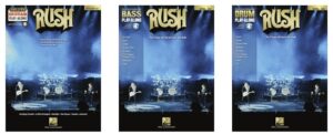 RUSH Play-Along Packs for Guitar, Bass And Drums Available From HAL LEONARD