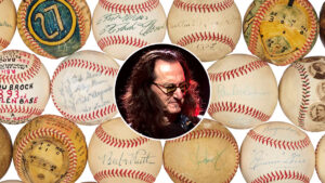 RUSH's Geddy Lee To Auction Baseball Memorabilia Items