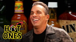 Sebastian Maniscalco Is Thankful While Eating Spicy Wings