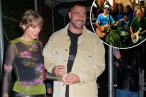Taylor Swift, Travis Kelce had drunk ‘Teenage Dirtbag' duet: friend