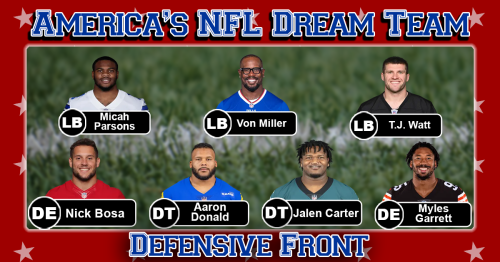 NFL dream team graphic