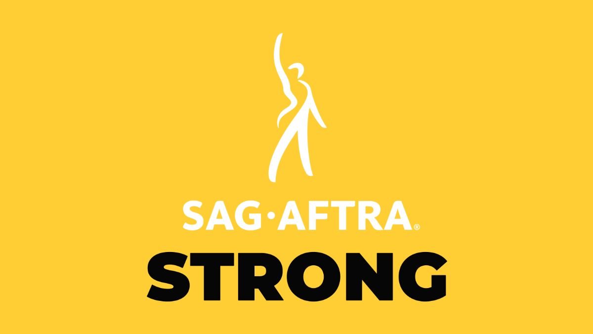 SAG AFTRA actors Strike is over, SAG Strong banner