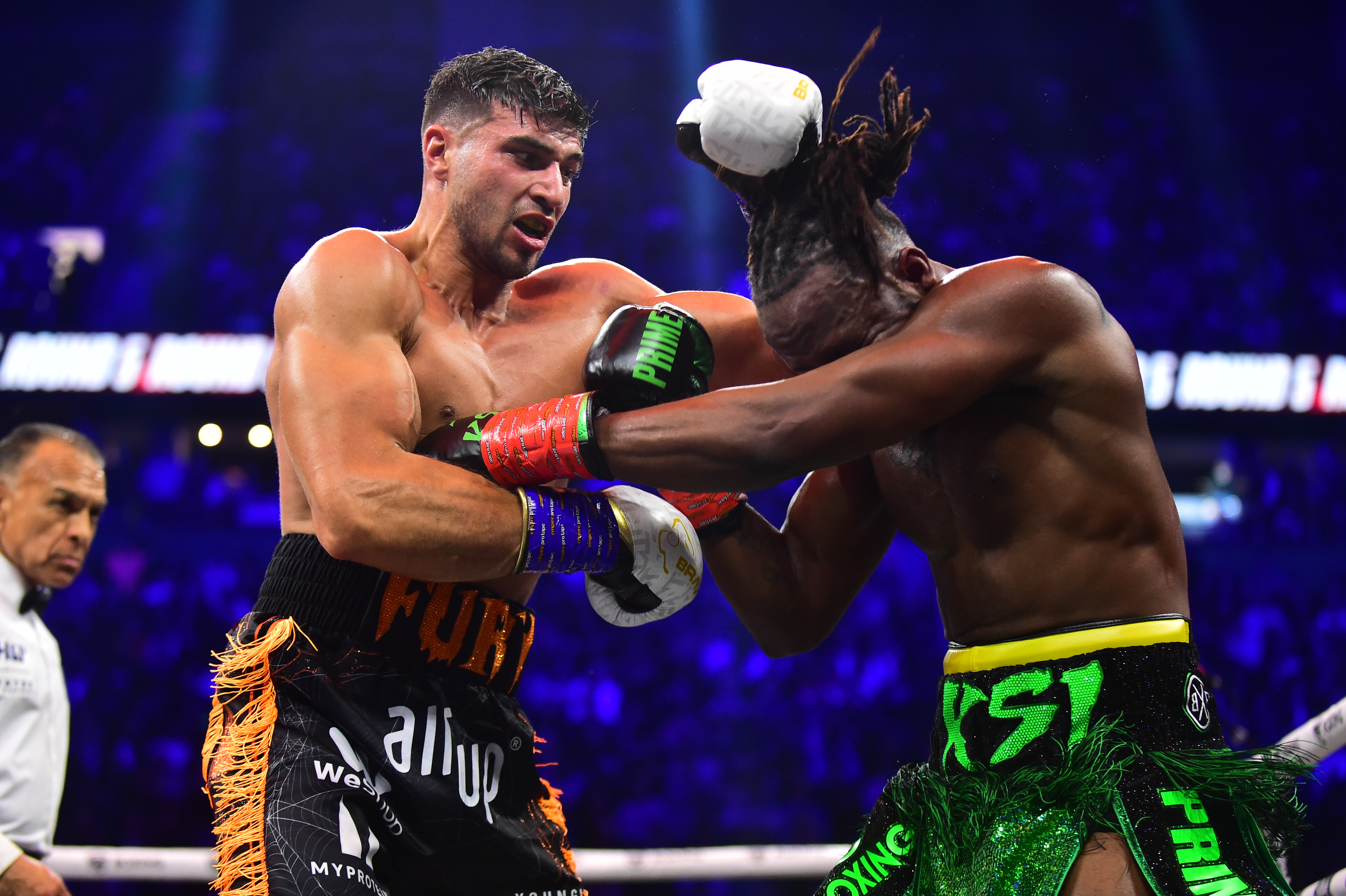 Tommy Fury controversially beat KSI on points