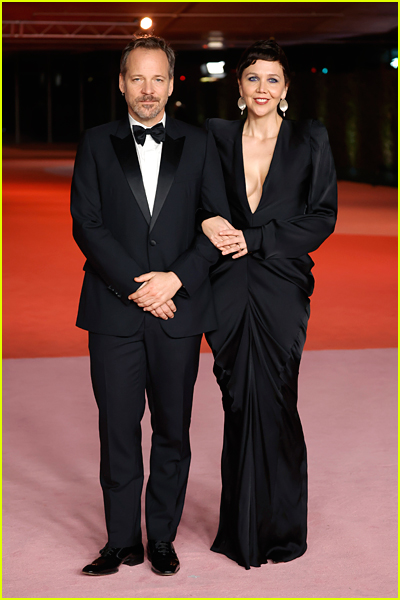 Peter Sarsgaard and Maggie Gyllenhaal at the Academy Museum Gala 2023