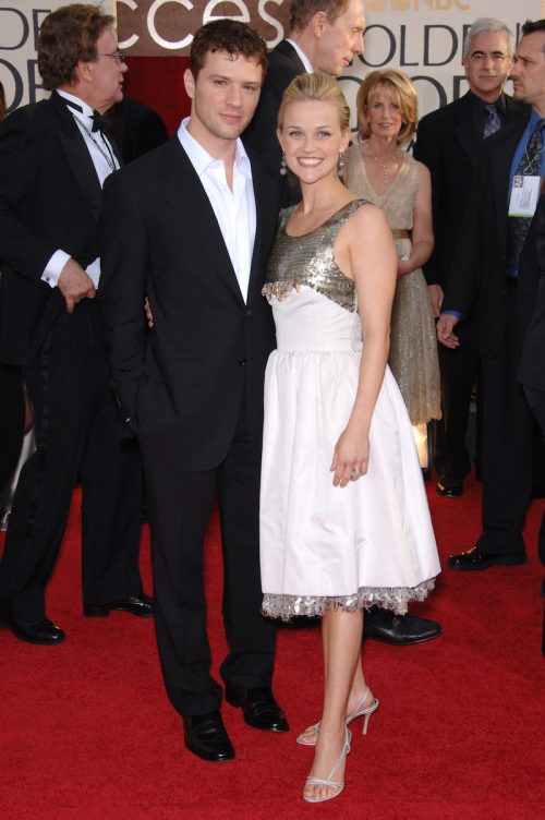 Ryan Phillippe and Reese Witherspoon at the 2006 Golden Globe Awards