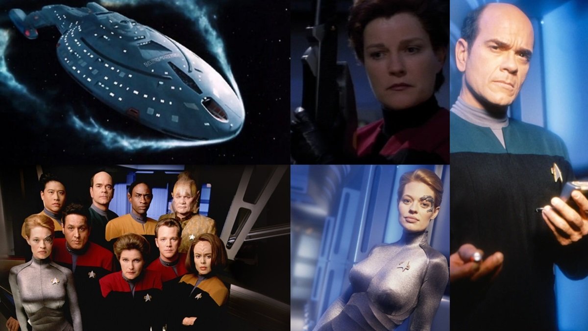 Images from the celebrated fourth season of Star Trek: Voyager (1997-1998)