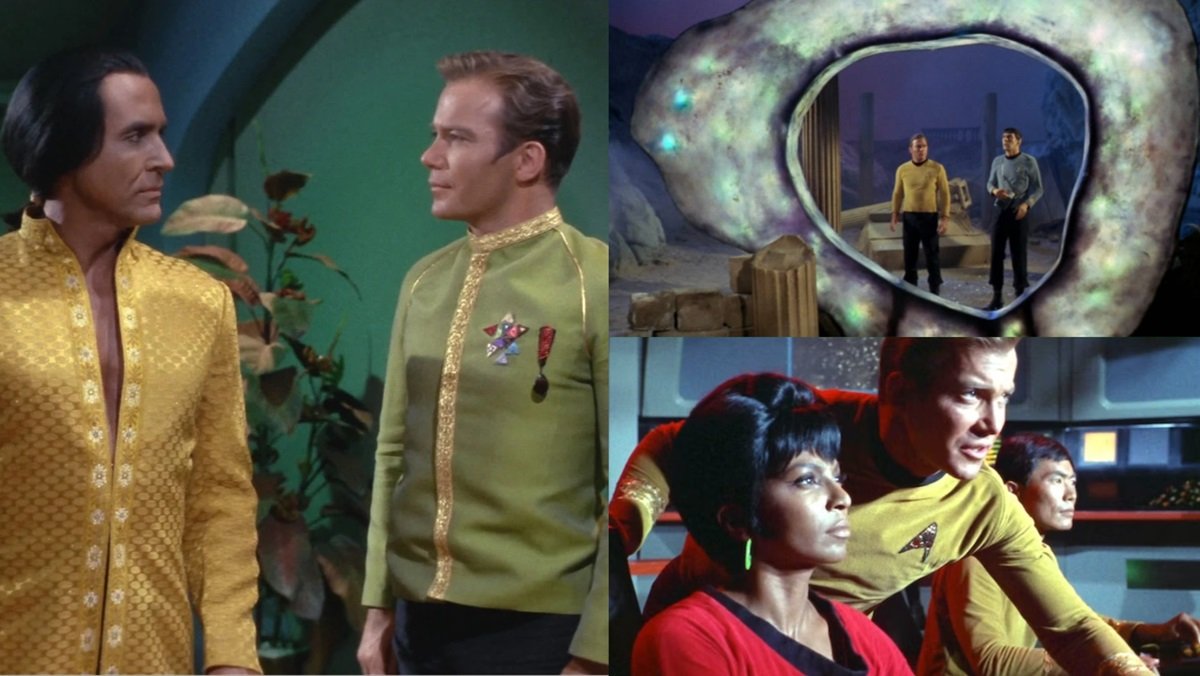 Iconic scenes from the very first season of Star Trek, the original series.