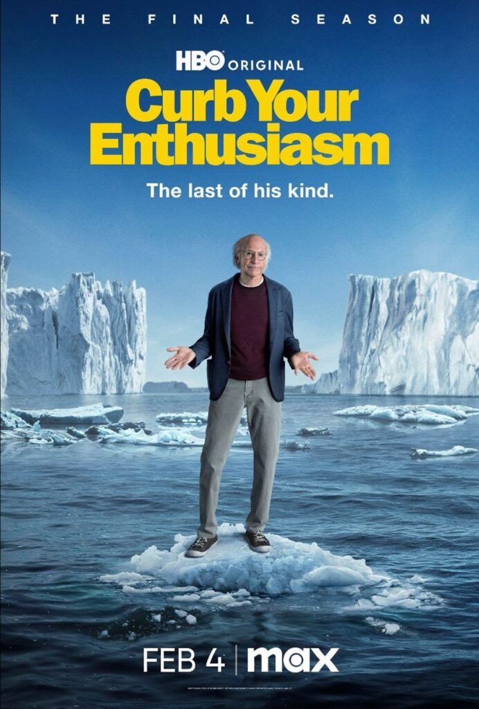 Curb Your Enthusiasm final season key art, showcasing star Larry David.
