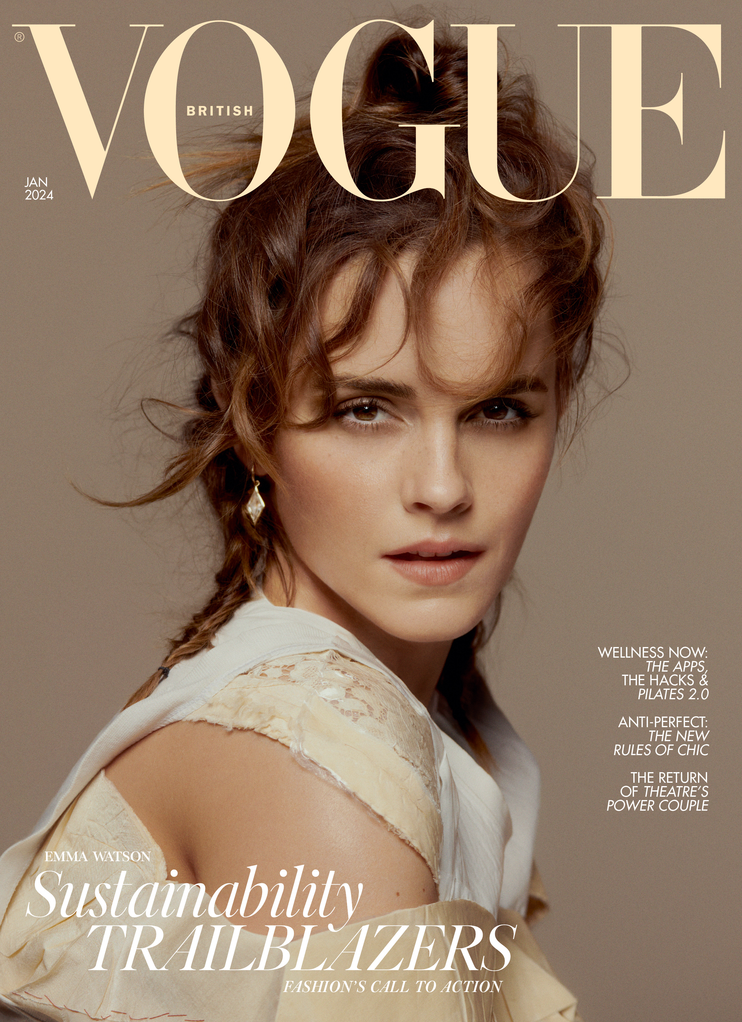 The January issue of British Vogue is out in stores and online on Tuesday