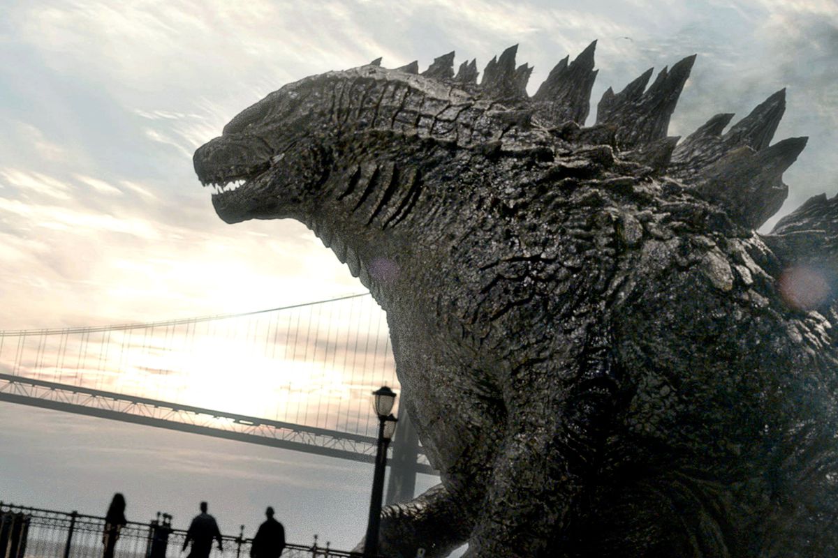 Godzilla lurching through San Francisco