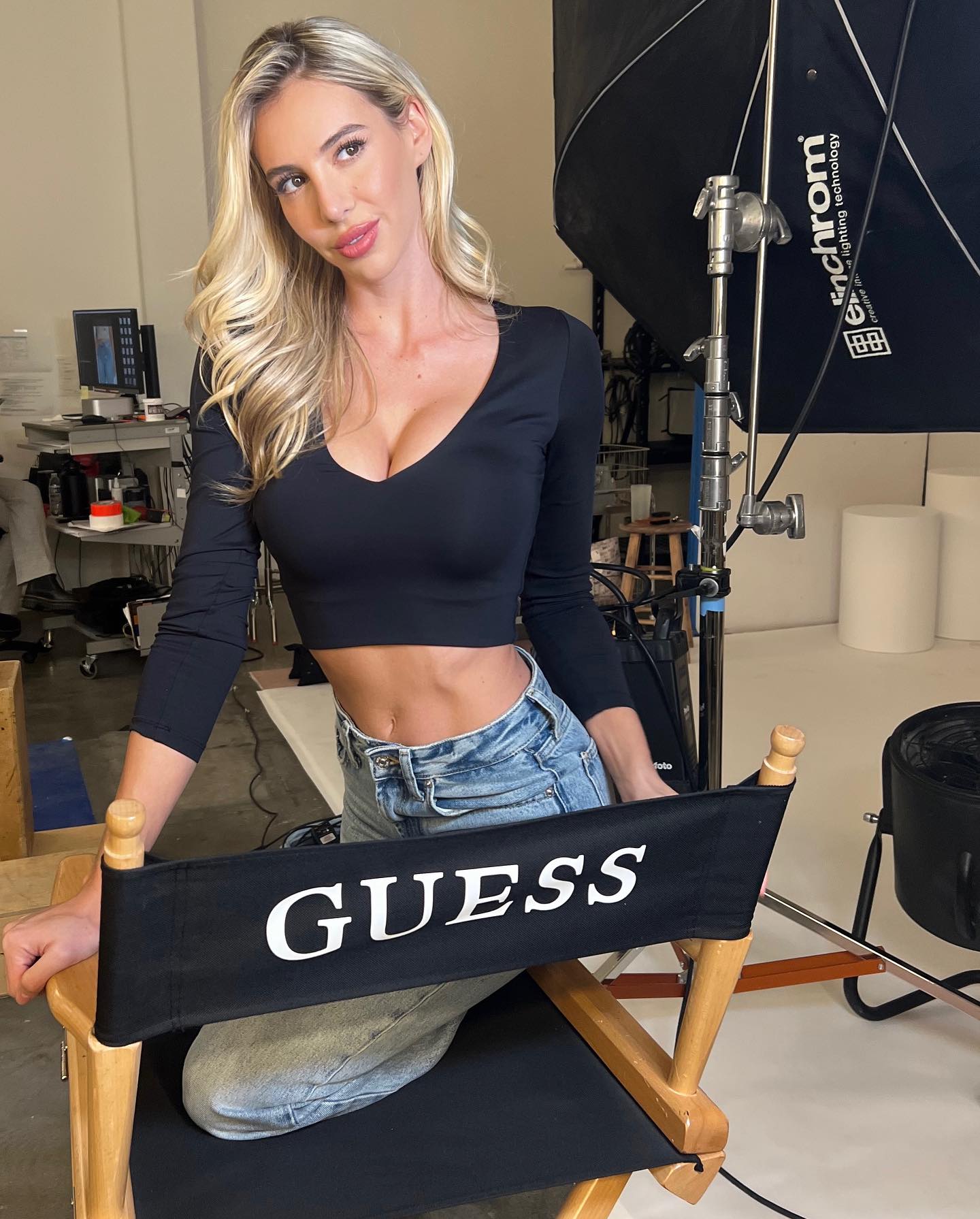 She recently modeled for Guess in Los Angeles