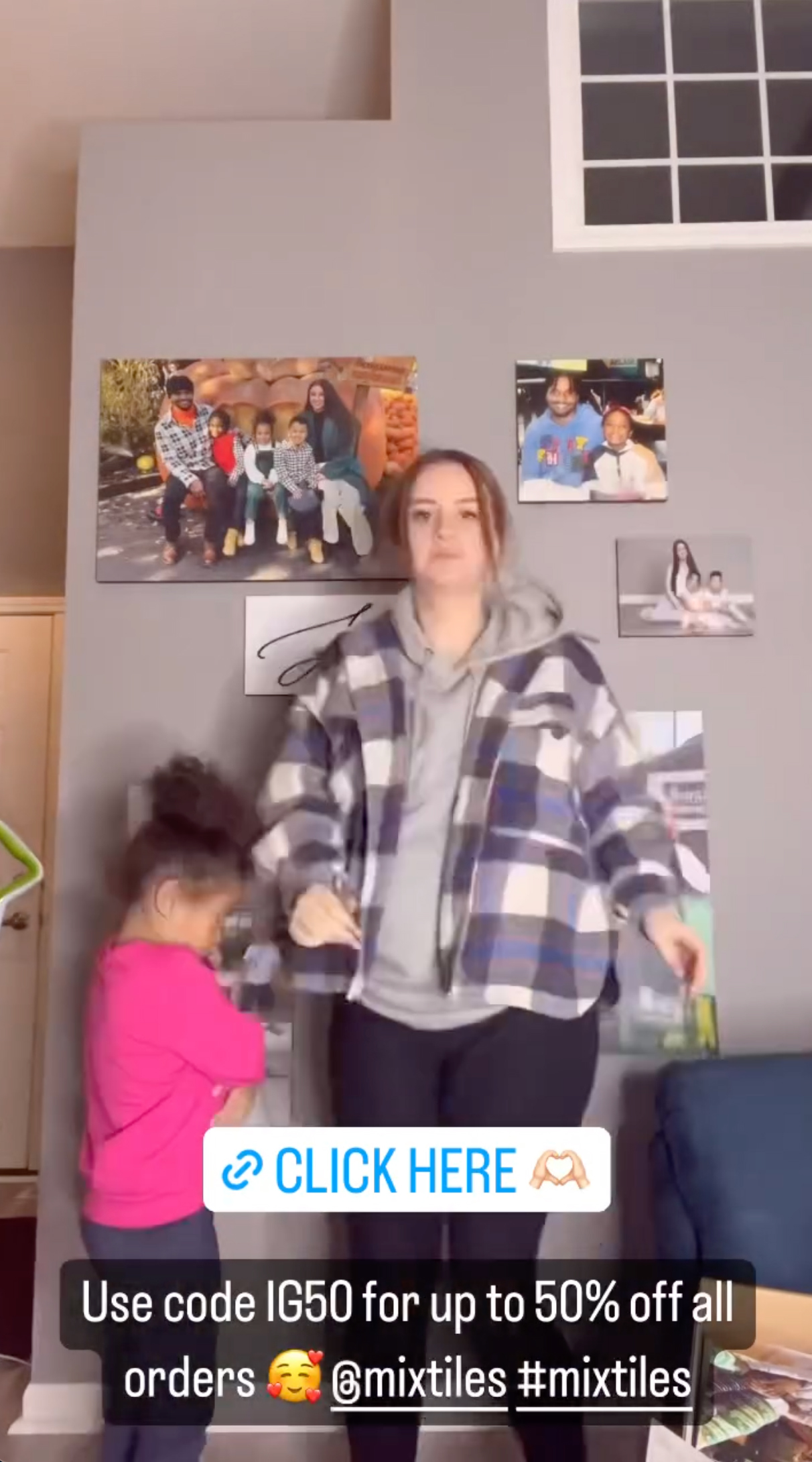 Daughter Ariah appeared with Kayla in a new video